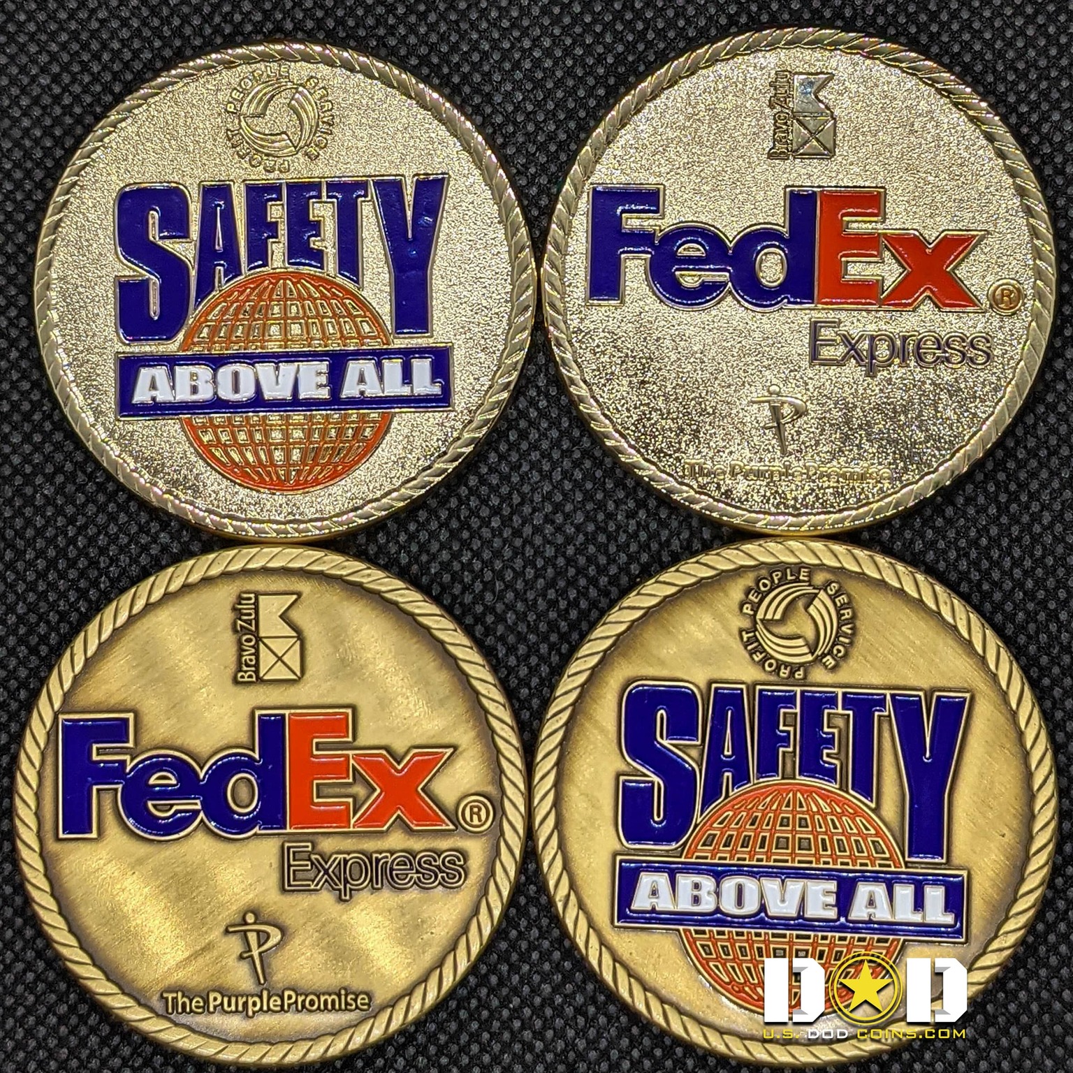 Soft Enamel On Both Sides Challenge Coins