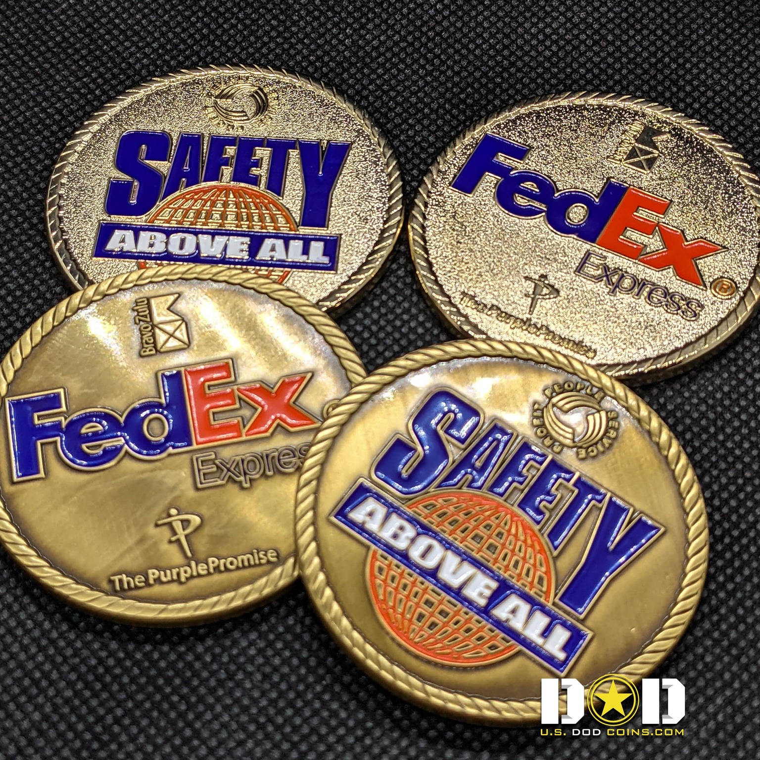 Soft Enamel On Both Sides Challenge Coins