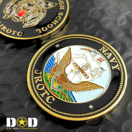 ROTC challenge coins