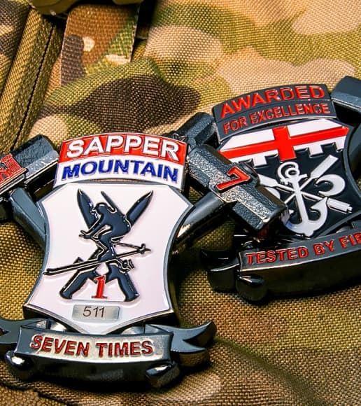 challenge coins with black nickel plating