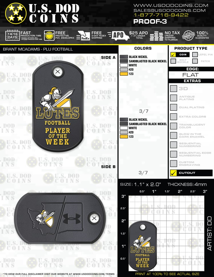 lutes-football-player-of-the-week-dog-tag-proof