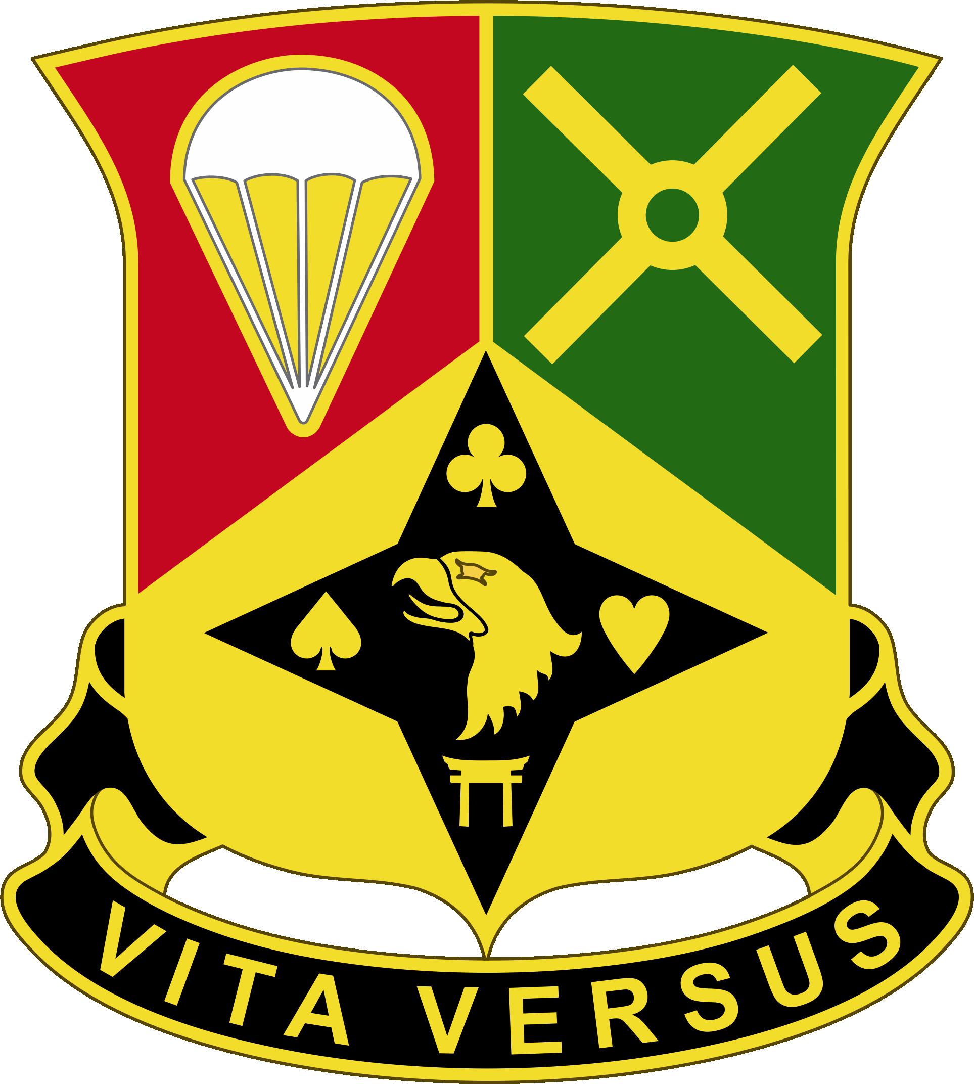 101st sustainment brigade unit crest for custom commemorative coin design