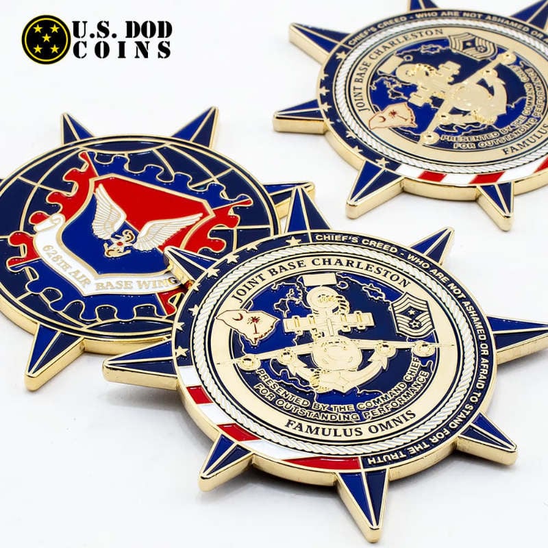 628th Air Base Wing Personalized Challenge Coins