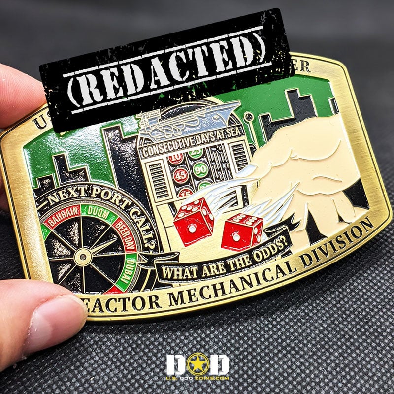 Factor Mechanical Division Belt Buckle redacted