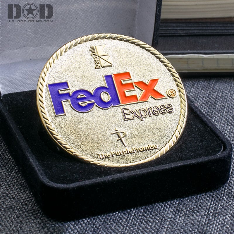 FedEx Company corporate challenge Coin