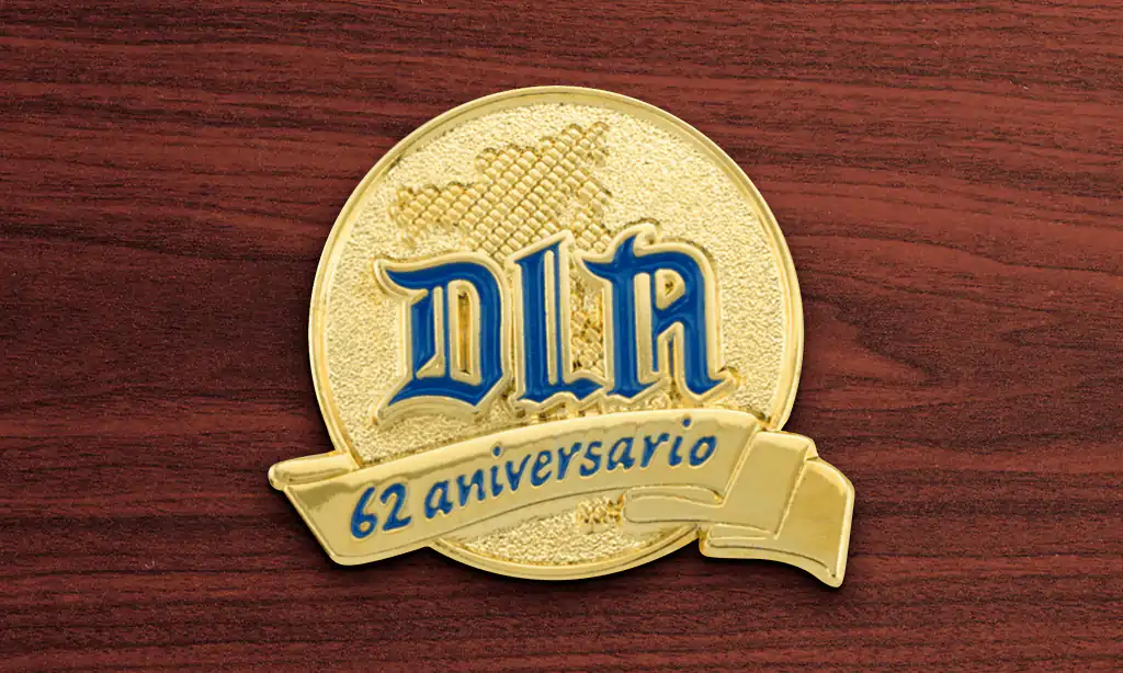 DLR 62 anniversary pin