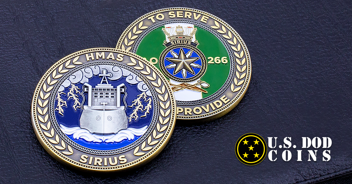 HMAS SIRIUS challenge Coin