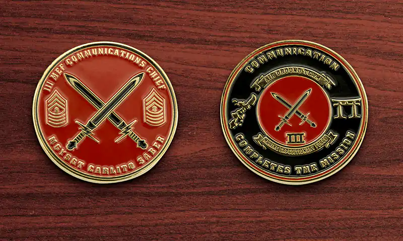 HMX Marines Challenge Coin