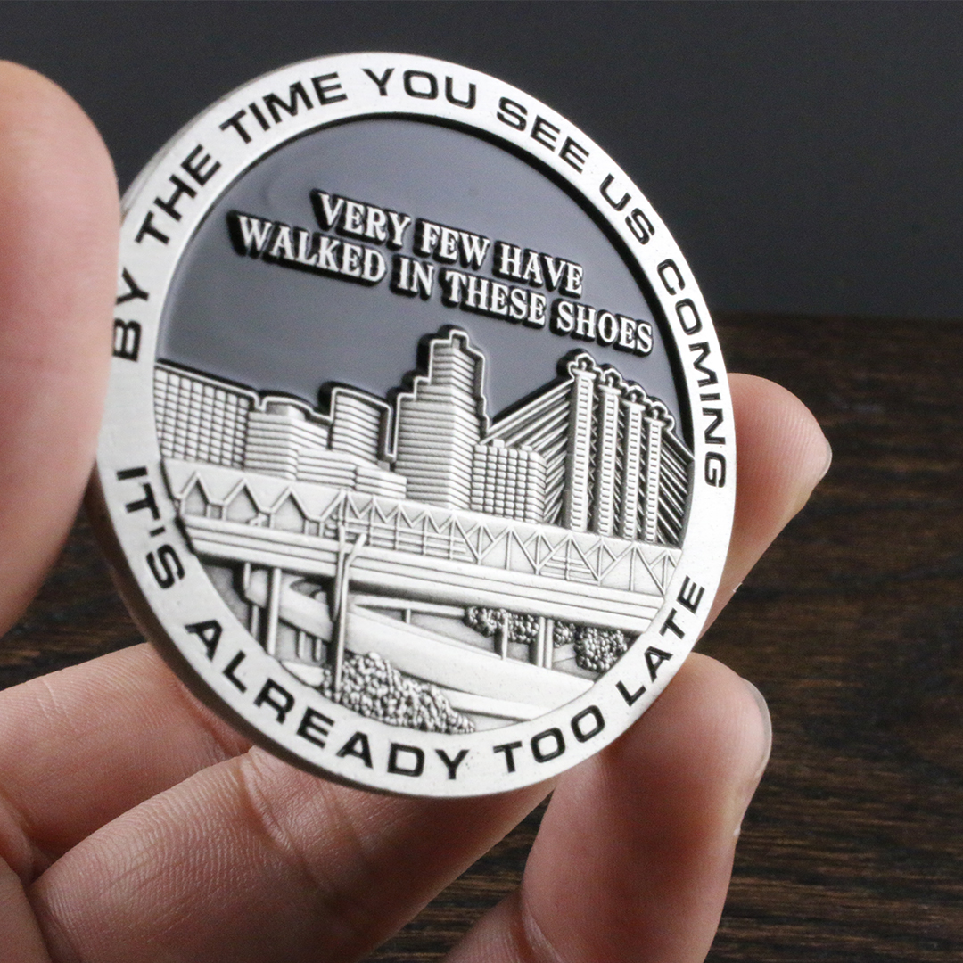 Police Ad City Challenge Coin