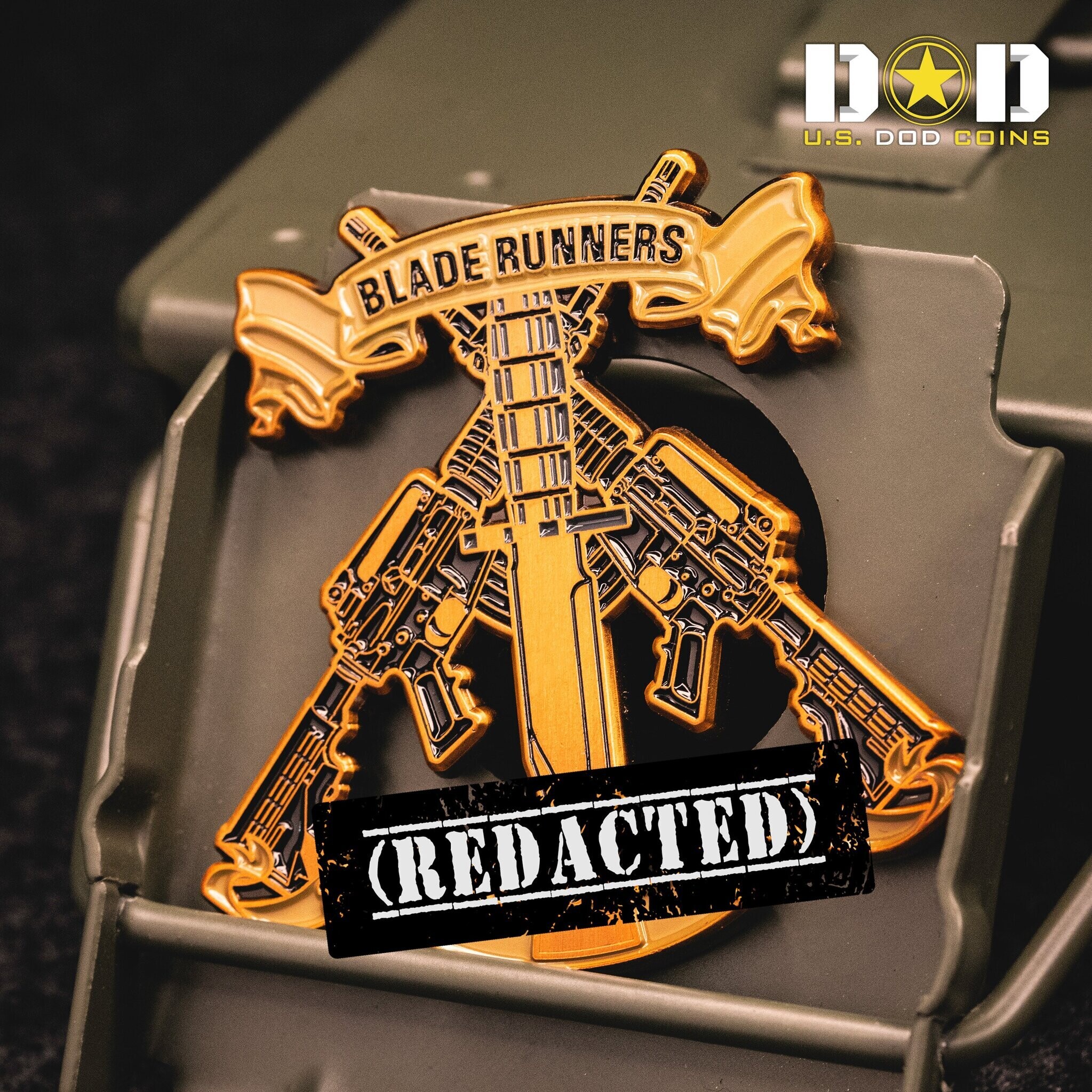 Custom challenge coin example