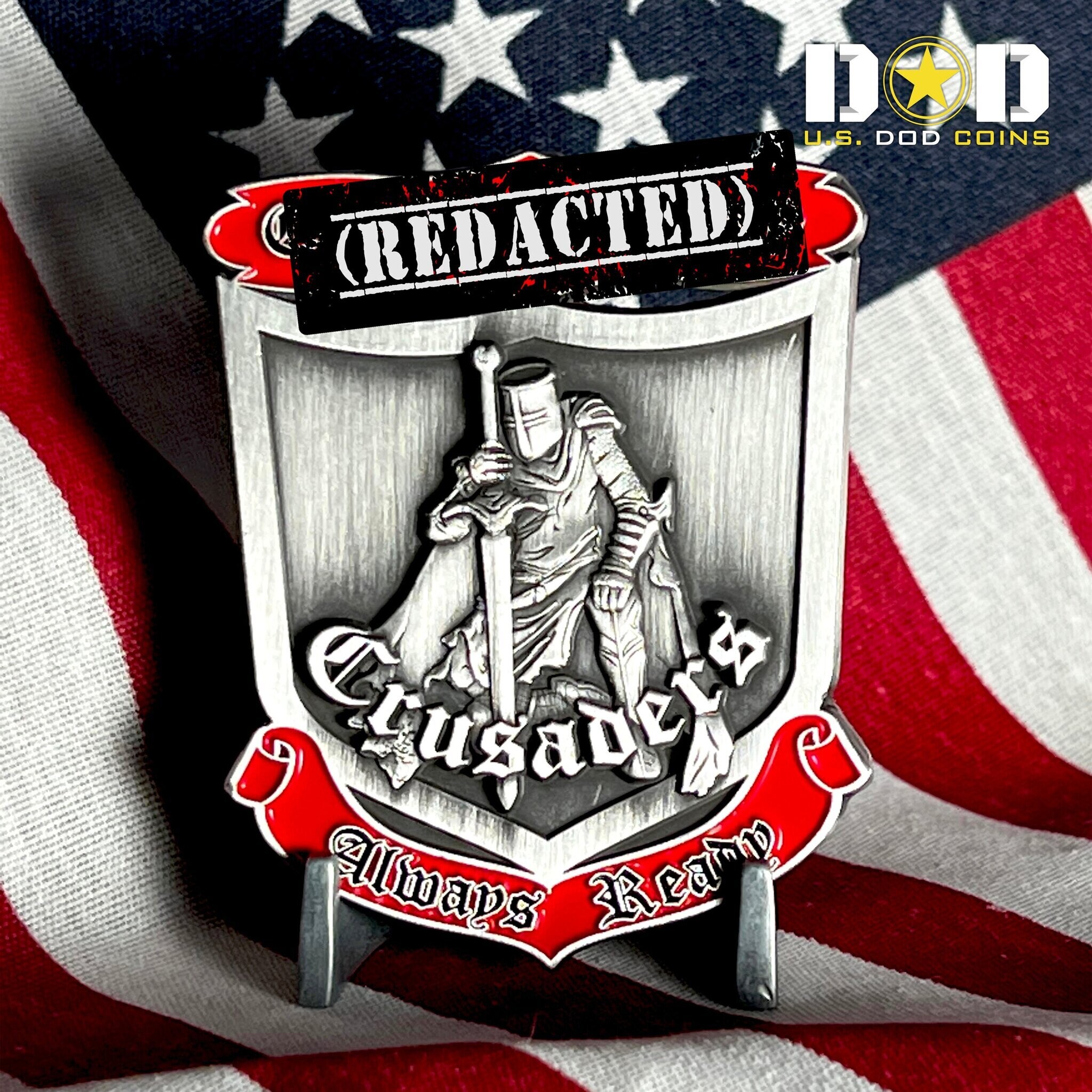 Custom challenge coin example