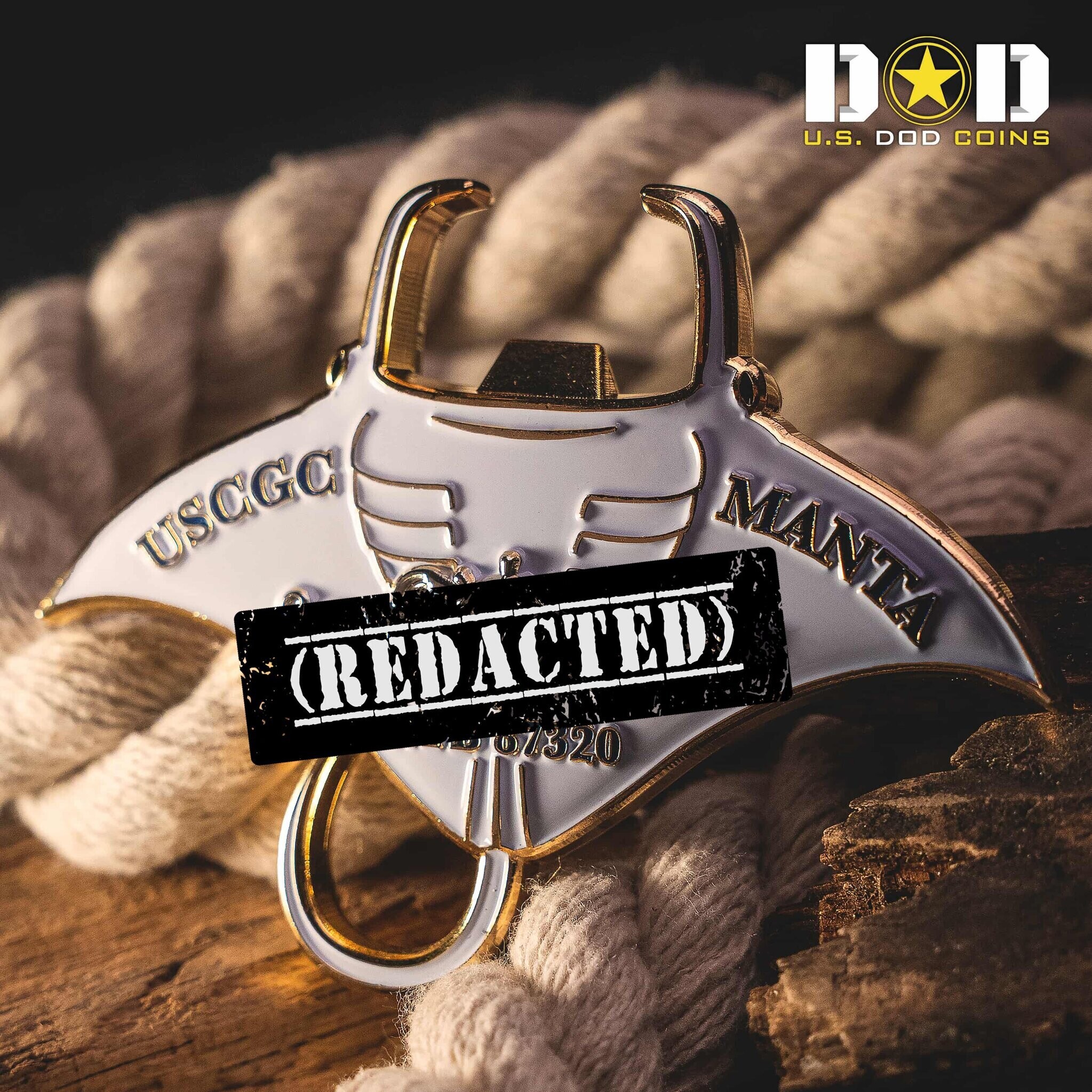 Custom challenge coin example
