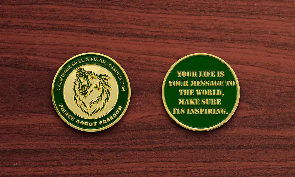 Custom challenge coin example