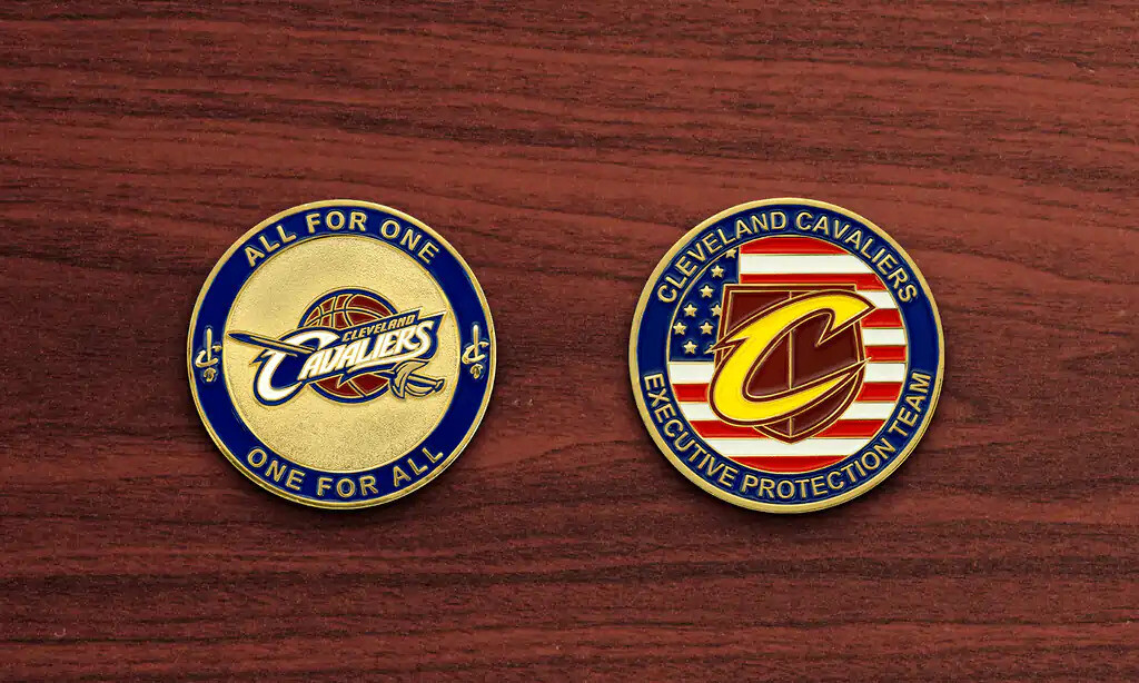 Custom challenge coin example