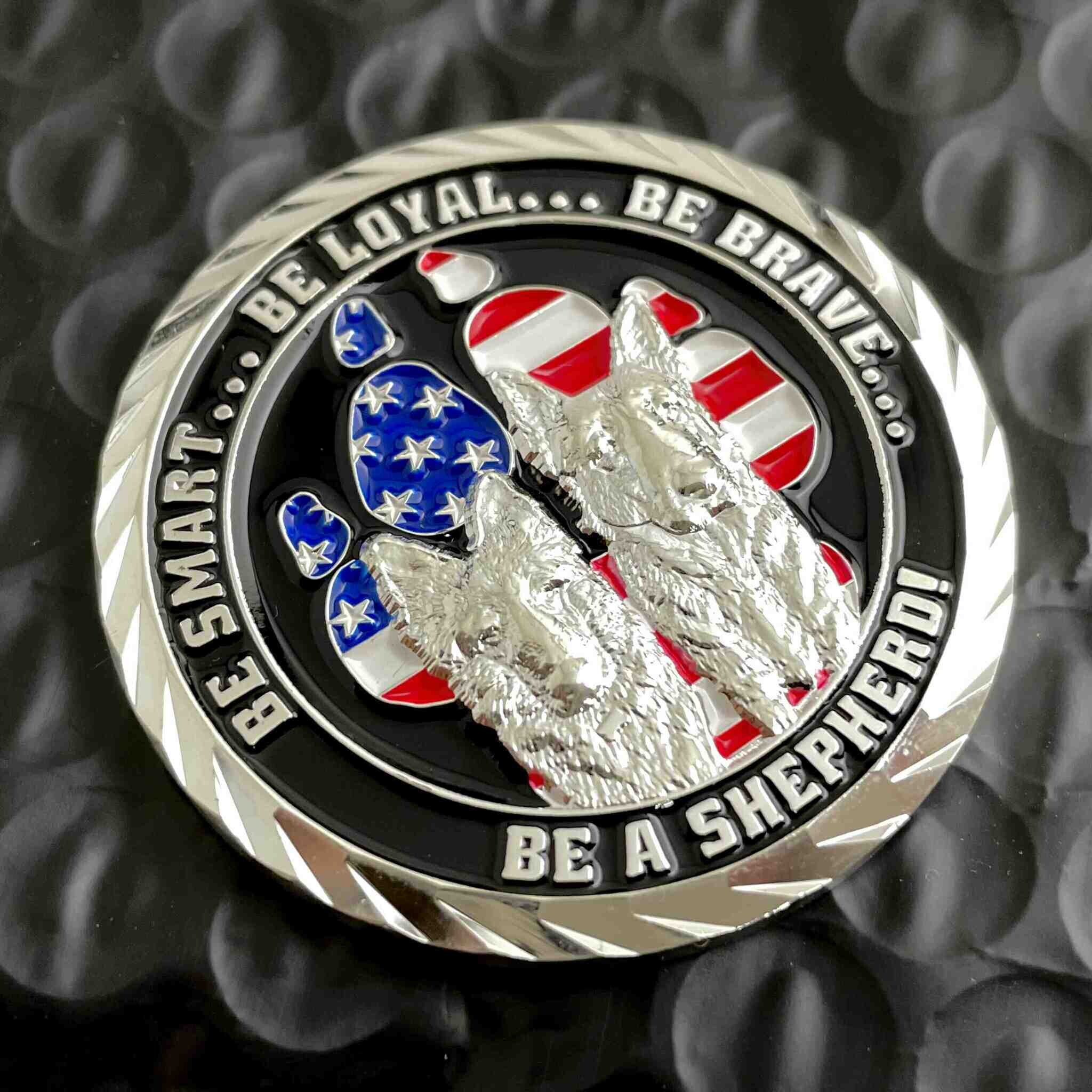Custom challenge coin example