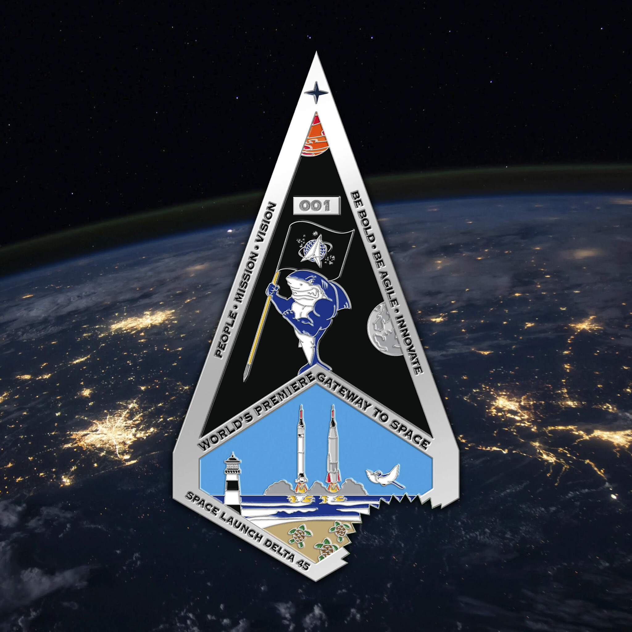 Custom challenge coin example