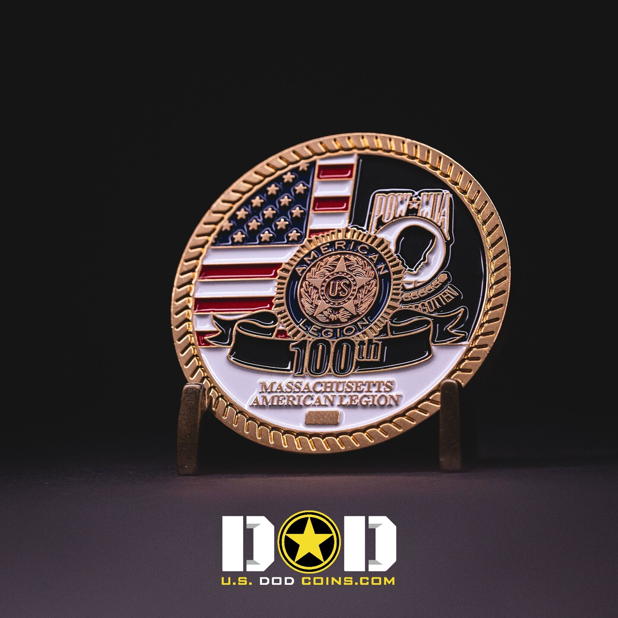 American Legion custom veteran challenge coin