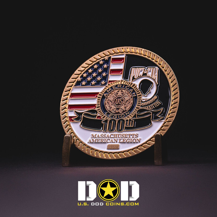 American Legion custom veteran challenge coin