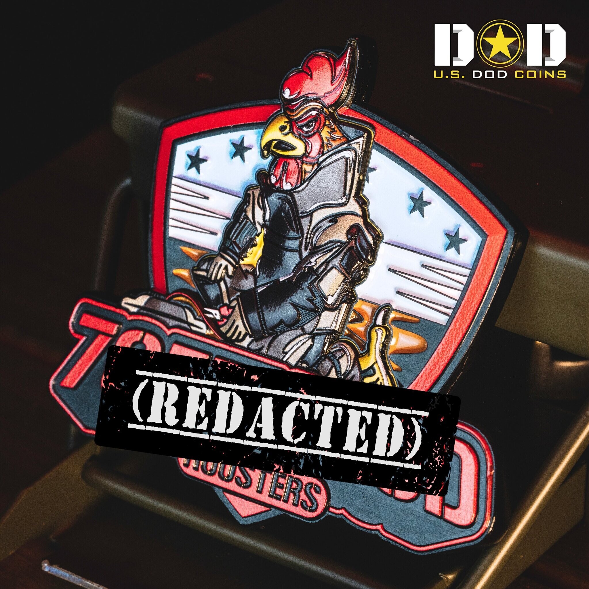 Custom U.S. Army challenge coin example