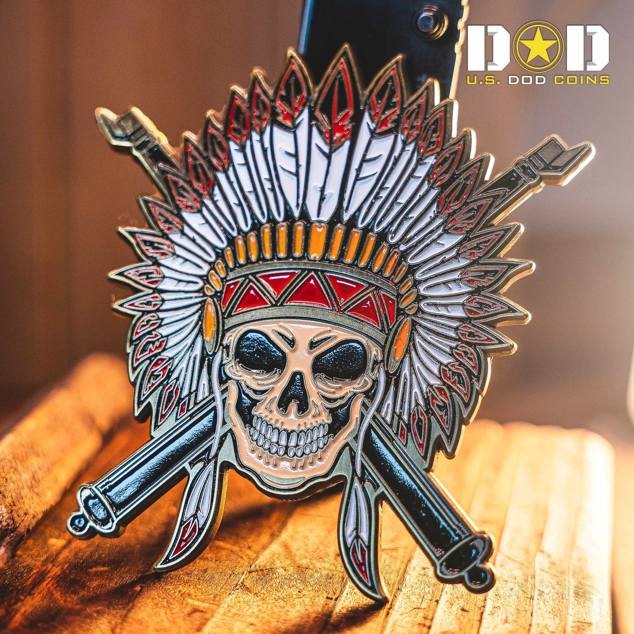 Custom U.S. Army challenge coin example