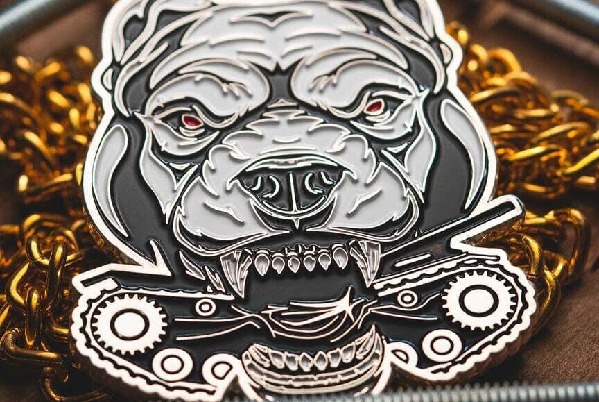 Custom U.S. Marine Corps challenge coin example