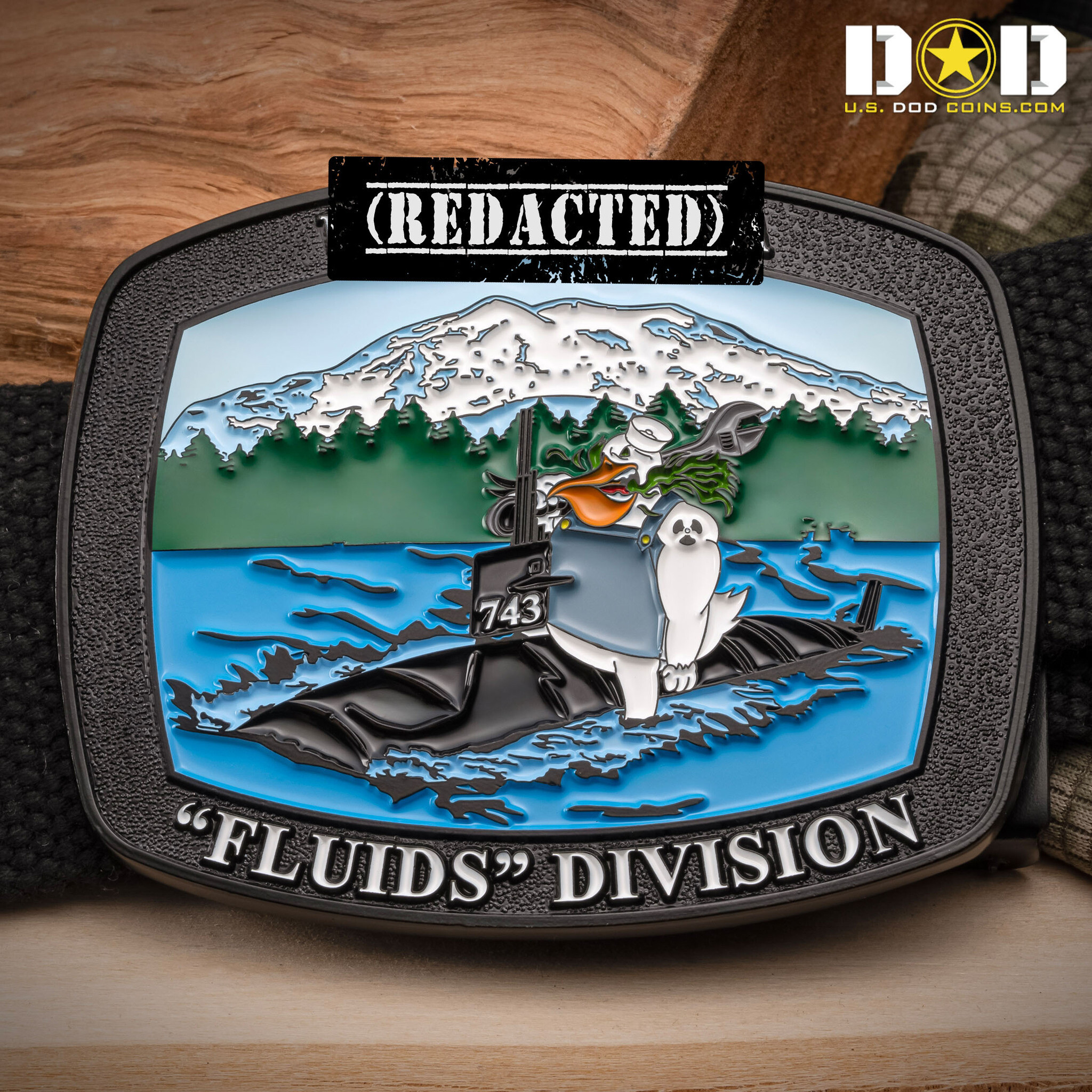 Custom challenge coin example