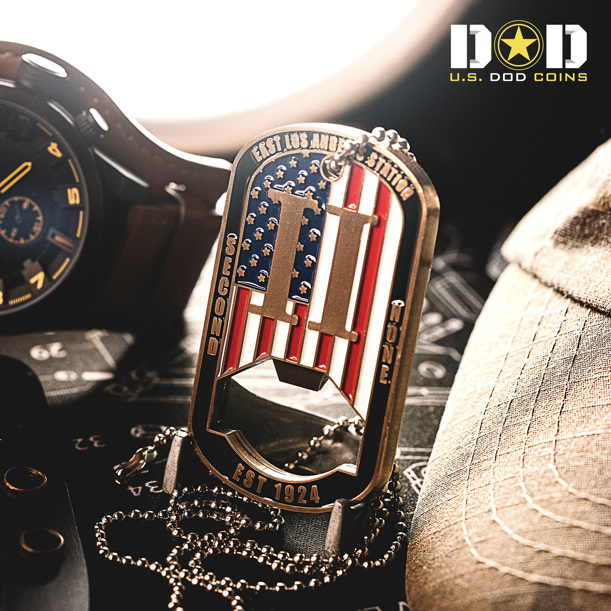 Custom challenge coin example