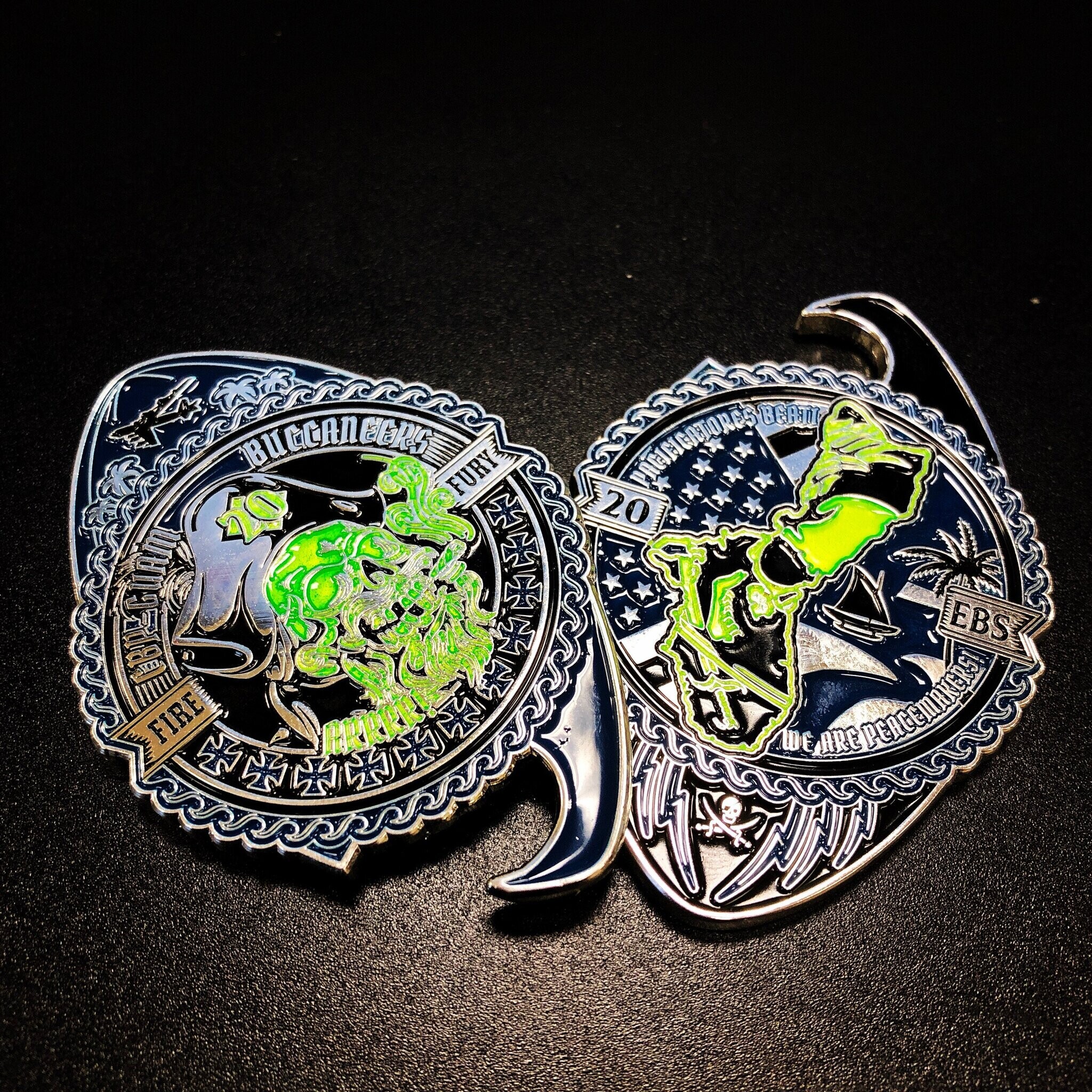 Custom challenge coin example