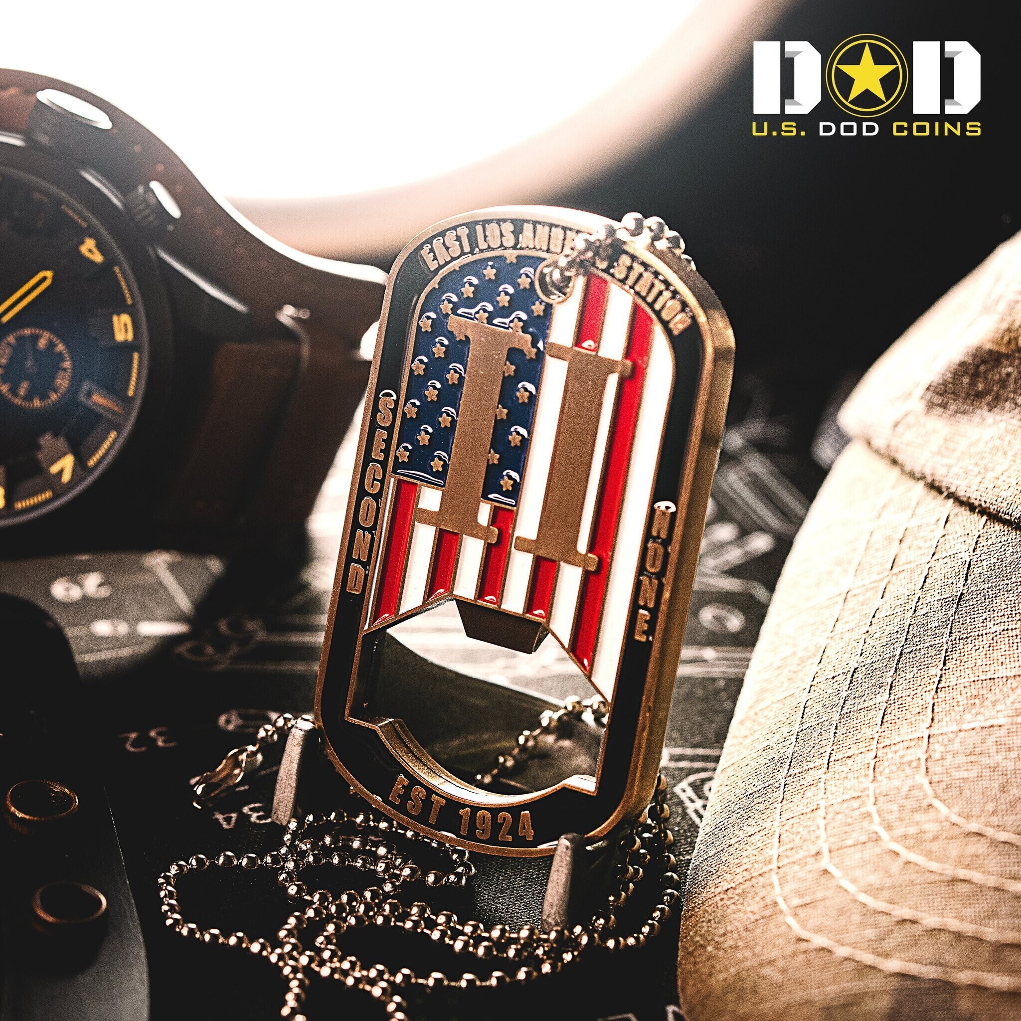Custom challenge coin example