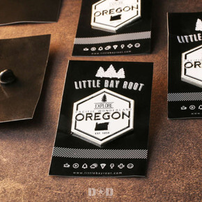 Cardstock pin packaging