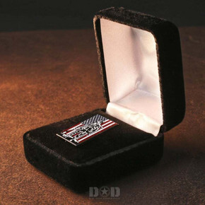 Velvet box pin packaging
